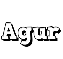 Agur snowing logo