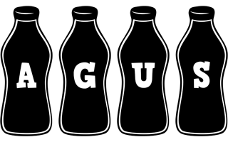 Agus bottle logo
