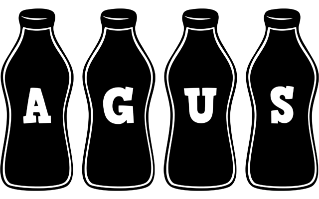 Agus bottle logo