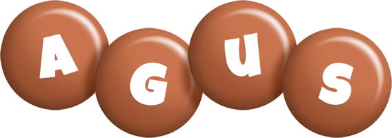 Agus candy-brown logo