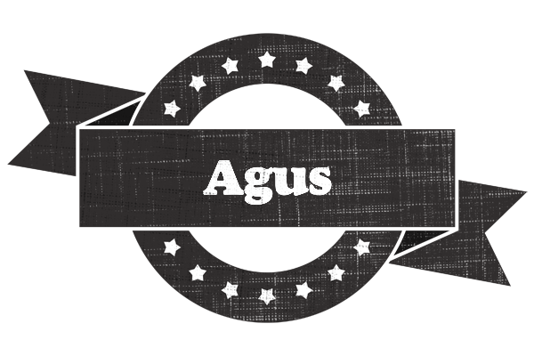 Agus grunge logo