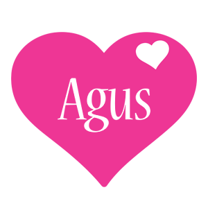 Agus love-heart logo