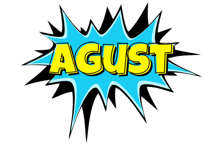 Agust amazing logo