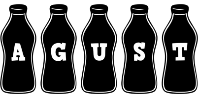 Agust bottle logo