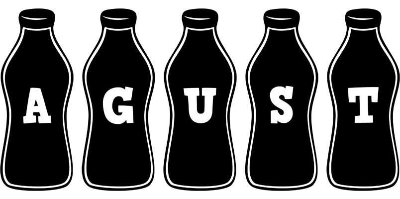 Agust bottle logo