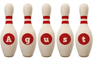 Agust bowling-pin logo
