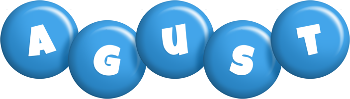 Agust candy-blue logo