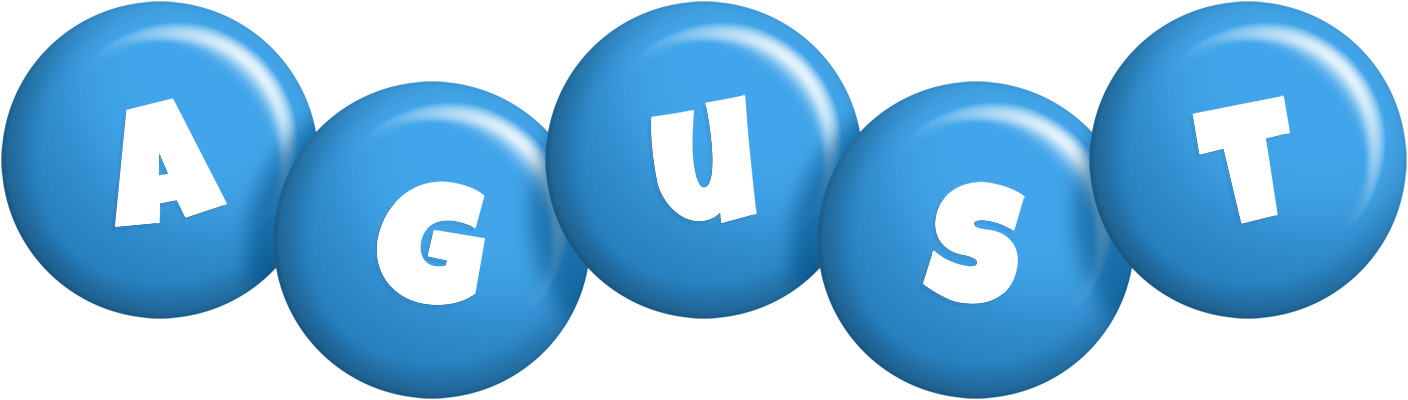 Agust candy-blue logo