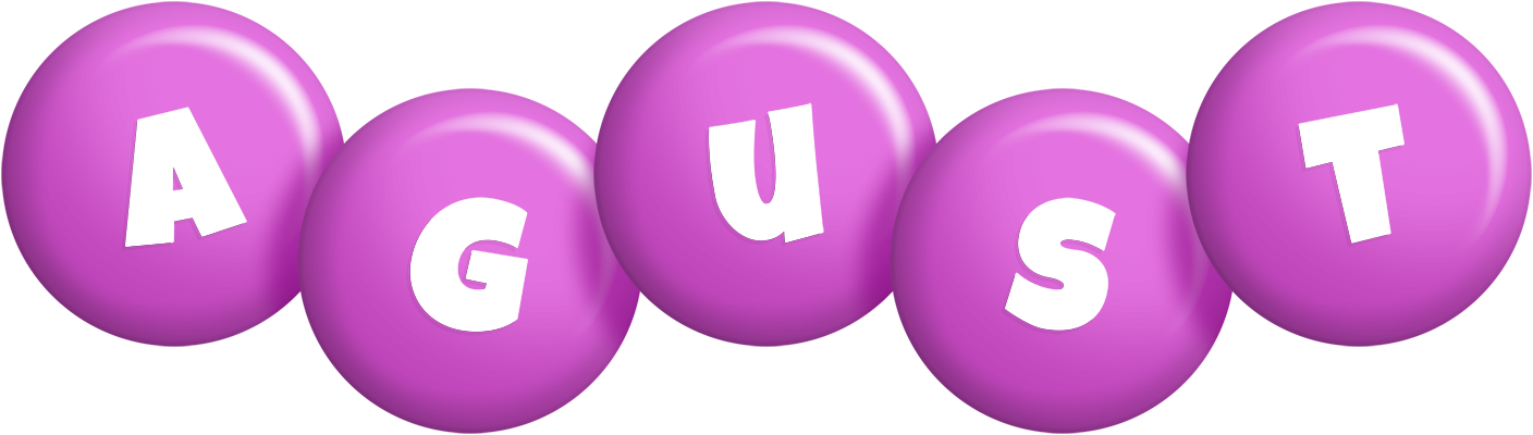 Agust candy-purple logo