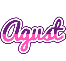Agust cheerful logo