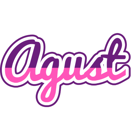 Agust cheerful logo