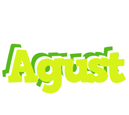 Agust citrus logo
