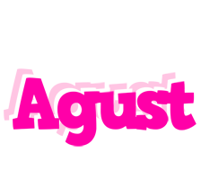 Agust dancing logo