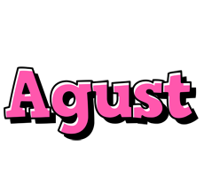 Agust girlish logo