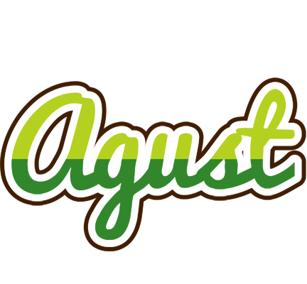 Agust golfing logo