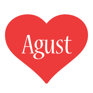 Agust love logo