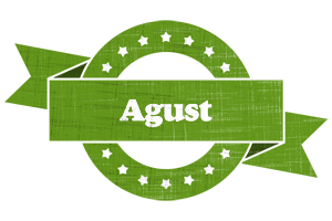 Agust natural logo