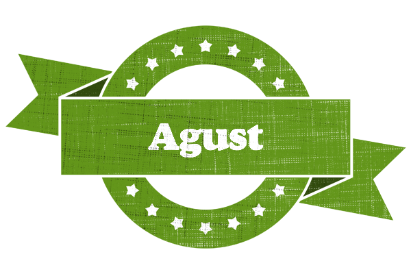 Agust natural logo
