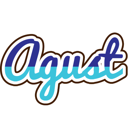 Agust raining logo