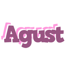 Agust relaxing logo