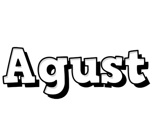 Agust snowing logo