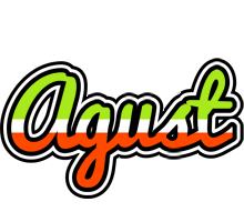 Agust superfun logo