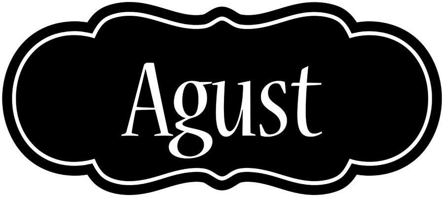 Agust welcome logo