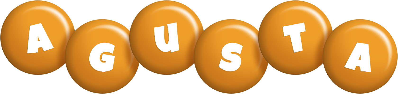 Agusta candy-orange logo