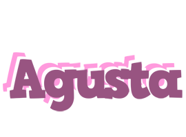 Agusta relaxing logo