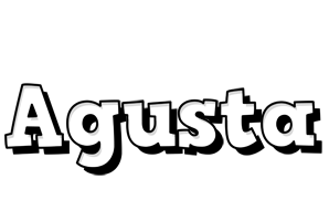 Agusta snowing logo