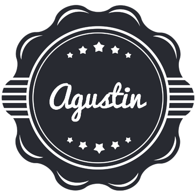 Agustin badge logo