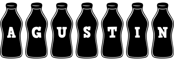 Agustin bottle logo