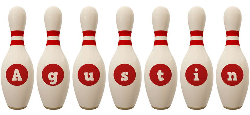 Agustin bowling-pin logo