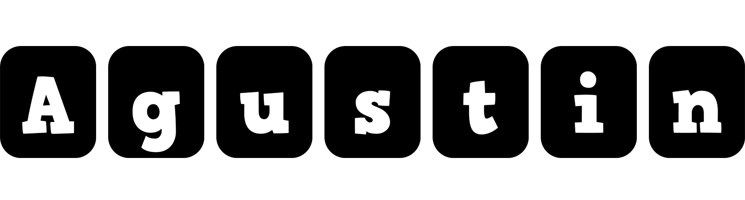 Agustin box logo