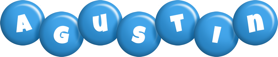 Agustin candy-blue logo