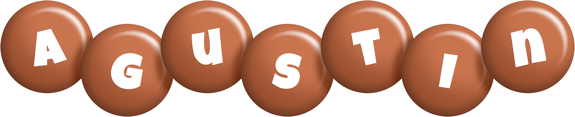 Agustin candy-brown logo