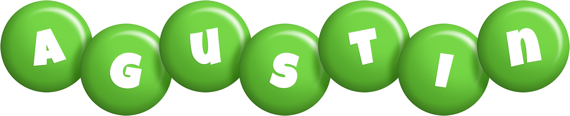 Agustin candy-green logo