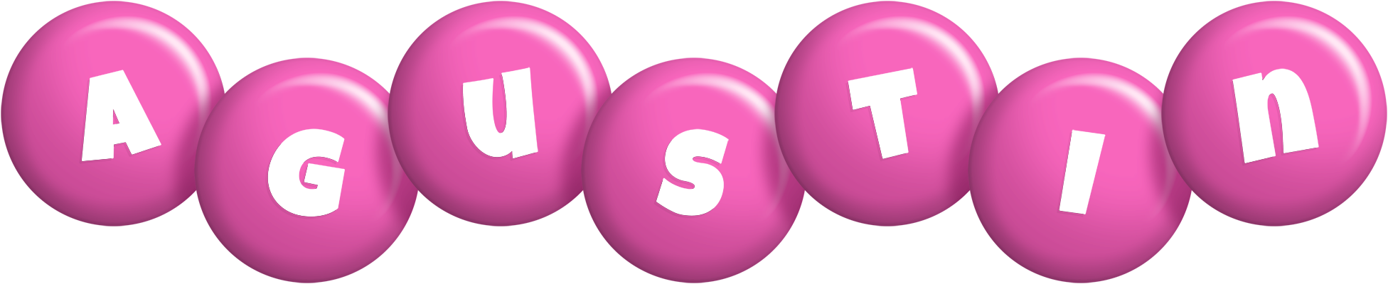 Agustin candy-pink logo