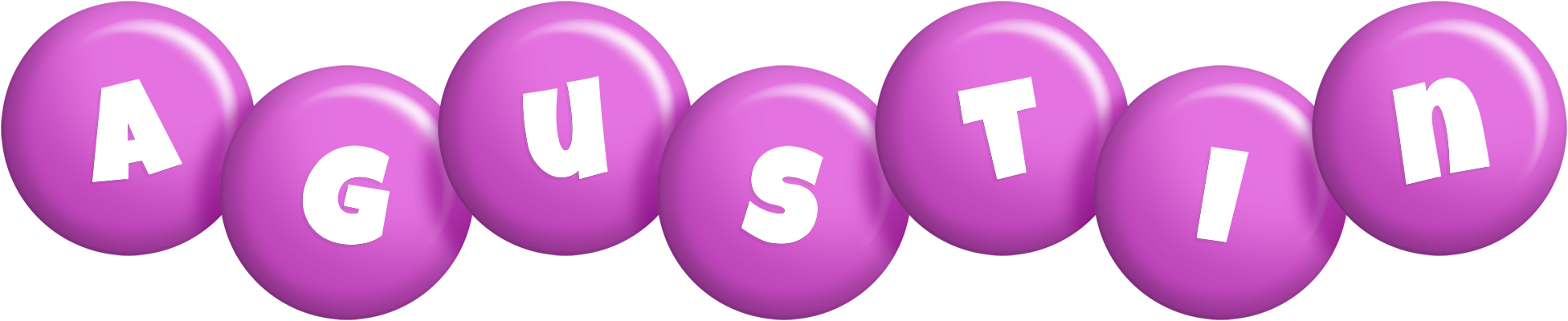 Agustin candy-purple logo