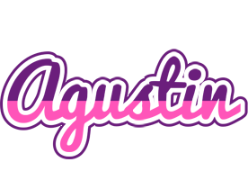 Agustin cheerful logo