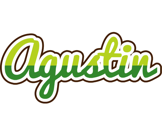 Agustin golfing logo