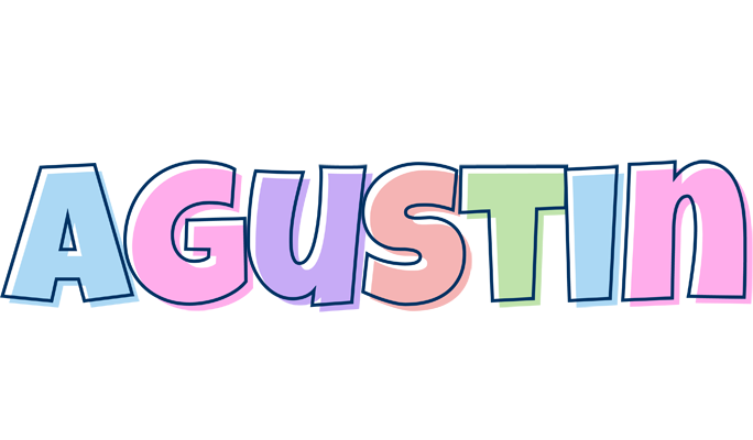 Agustin pastel logo