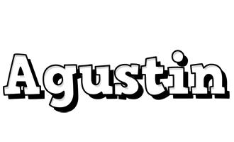 Agustin snowing logo