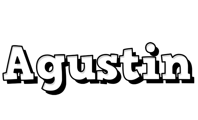 Agustin snowing logo