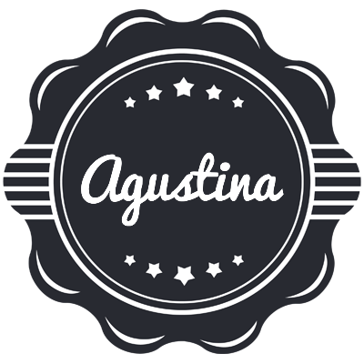 Agustina badge logo