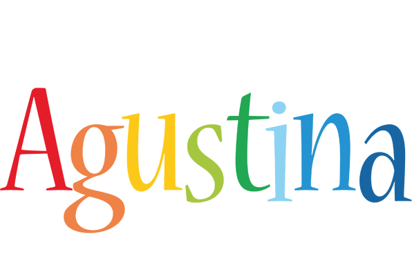 Agustina birthday logo
