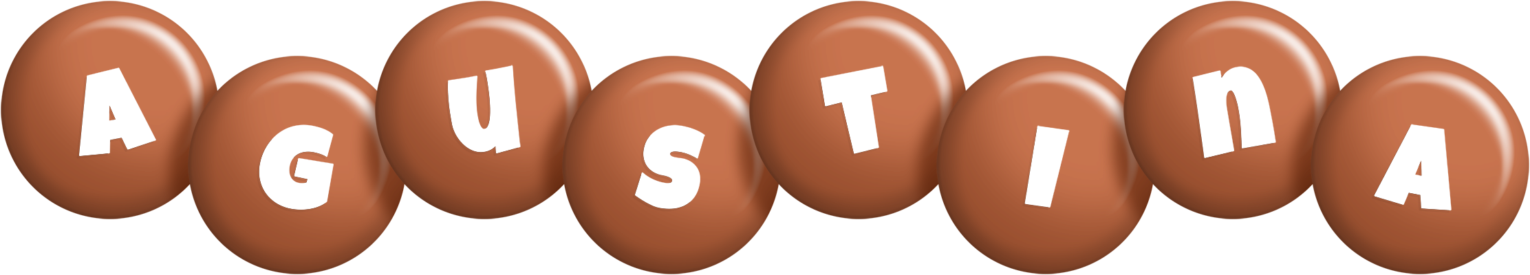 Agustina candy-brown logo