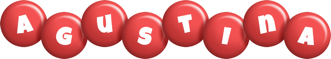 Agustina candy-red logo