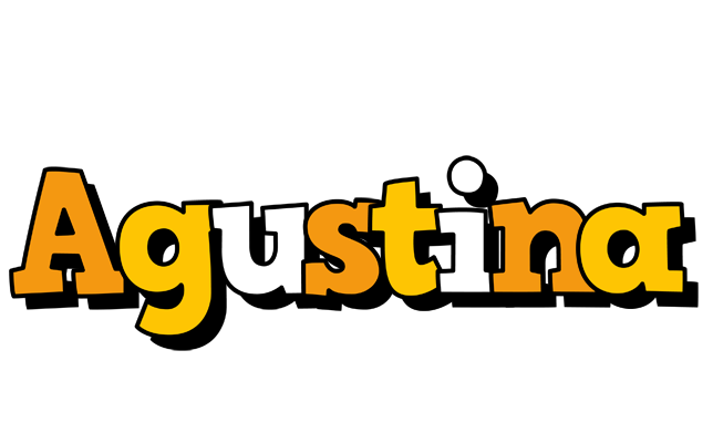 Agustina cartoon logo