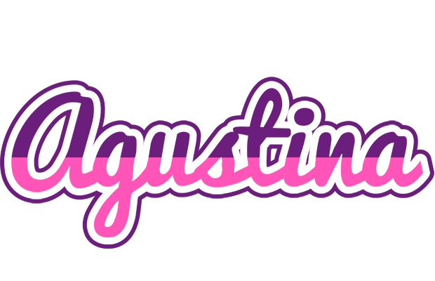 Agustina cheerful logo